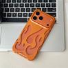 New 3D Flame Pattern Phone Case for iPhone16 17 15 13 12 11 14 ProMax 15 Plus Fashion Hollow Slim Shockproof Protective Soft Cover