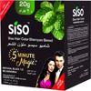 Siso Hair Natural Black 1.0 Hair Color Shampoo 20g Pack of 20