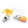 Stainless Steel Whistle Set of 2 Ideal for Disaster and Outdoor Comes with a Rope for Easy Carrying Whistle Disaster Prevention - Prevention, Soccer,