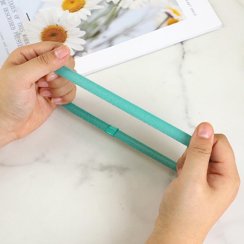 Новые конфетные цвета женские и мужские повязки для йоги спортивные повязки на голову нескользящие беговые эластичные резиновые повязки на голову аксессуары для волос