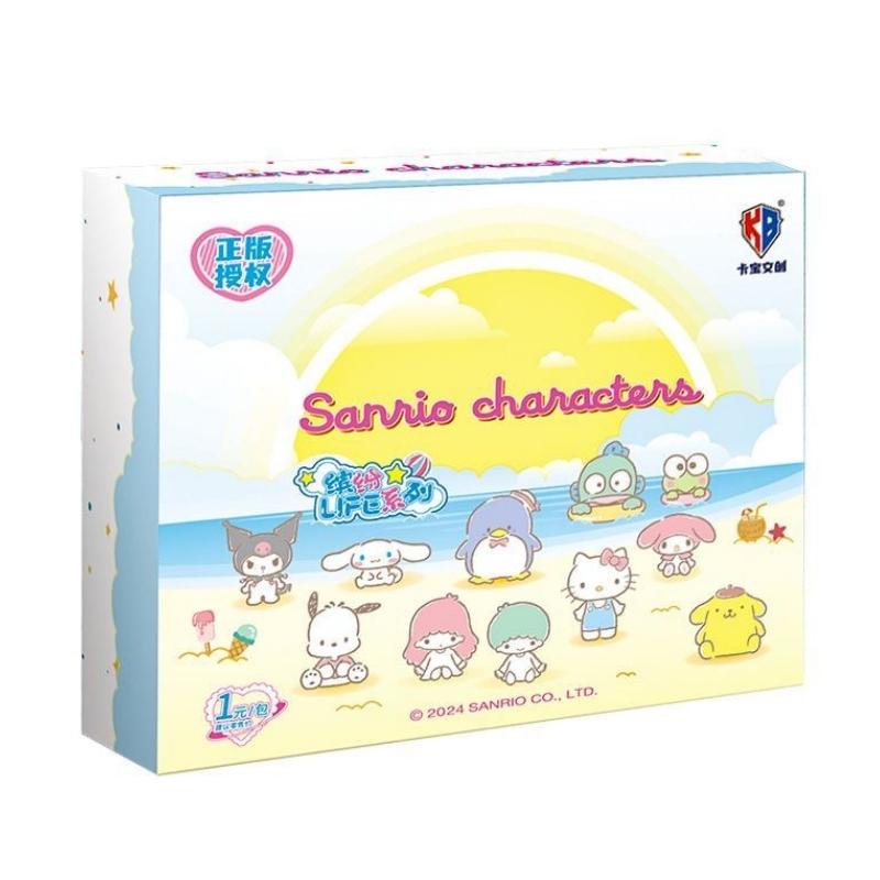 Box Card Sanrio Cute Anime Genuine Authorization Party Plan Characters Kuromi Kitty Melody Collection Children's Gifts