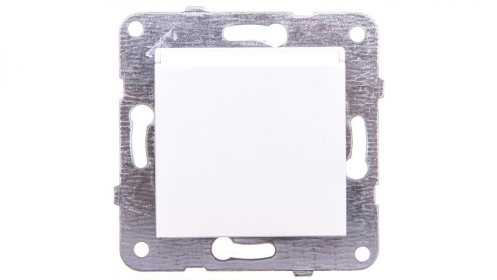 Karre Socket with Grounding and Flap, White / 90963870