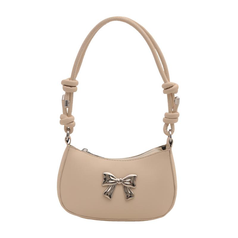 Сумка-сумка с текстурированным бантом женская летняя 202 новая модная сумка-мессенджер нишевая мини-сумка через плечо подмышкой