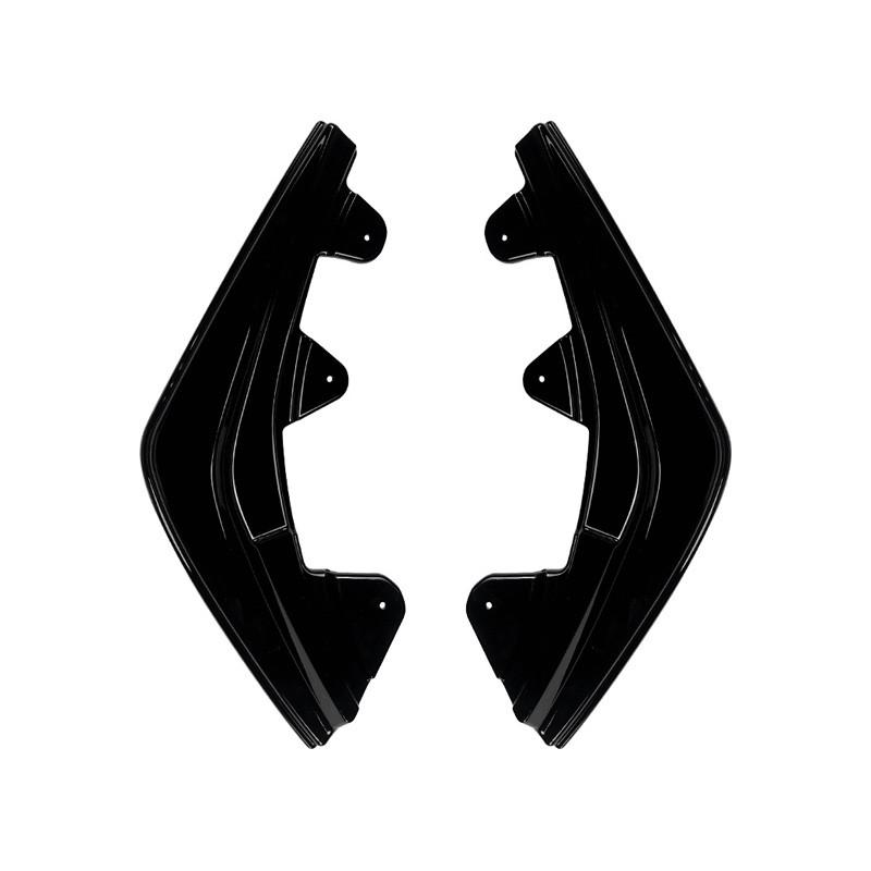 1 пара черных/карбоновых сплиттеров-диффузоров спойлера губы заднего бампера для BMW 1 серии F20 F21 LCI M Sport 2015-2019