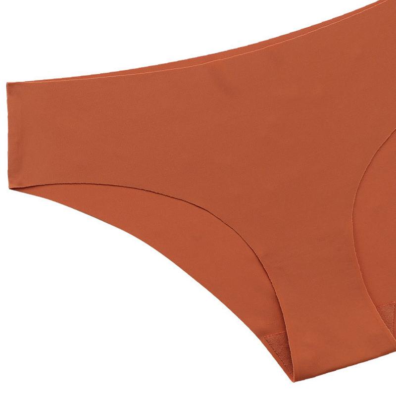 Сексуальные трусики без следов для женщин, нижнее белье из ледяного шелка с низкой талией, спортивное белье, трусы-стринги, женское нижнее белье