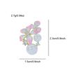 New Enamel Flower Collar Pin For Women Summer Fashion Design Brooch Pearl Jewelry Cubic Zirconia And Copper Material
