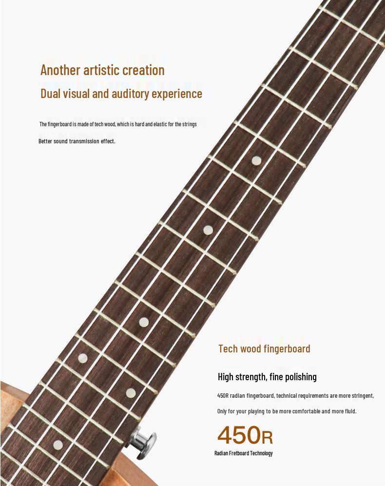 26-дюймовая четырехструнная укулеле-гитара - Поддержка OEM