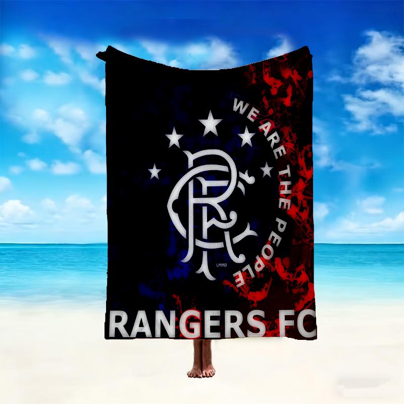 1pc Easy-Care Rangers FC Blanket, Perfect for Couch, Bed, Home, Travel & More, Warm & Durable Printed Blanket