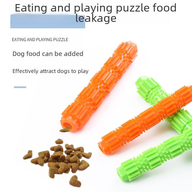 TPR Chew-Resistant Teething Sticks for Dogs - Interactive Play, Training, and Snack Holder Dog Toys