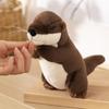 20cm Cute Cartoon Wishing Otter Plush Toys Baby Kids Cute Lovely Soft Stuffed Dolls For Christmas Holiday Birthday Gift