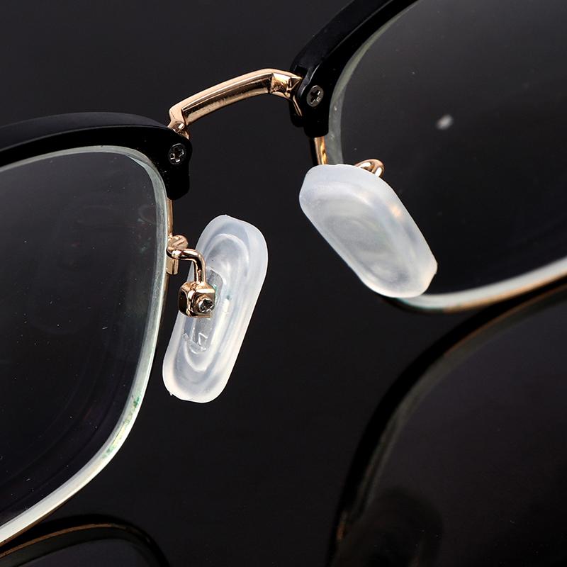 2 Pairs Embedding Anti-Slip Silicone Nose Pads for Eyeglasses Glasses Spectacles