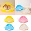 Hamster Litter Box Potty Training Toilet Pet Cage Pan Litter Bedding Box Anti-Spill Rabbit Toilet Tray for Small Animals