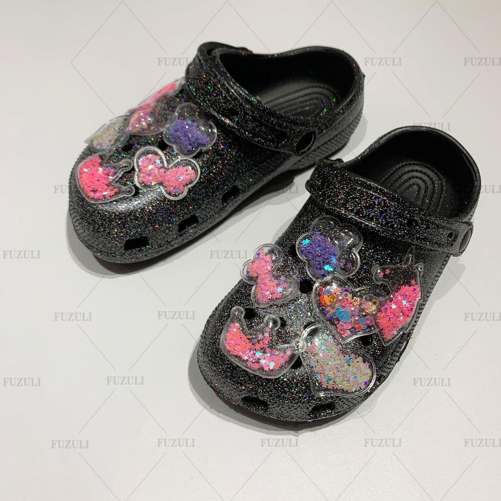 Летняя новая обувь с отверстиями для девочек, детская обувь на платформе, для улицы, детская обувь baotou two, сандалии для пляжа, производитель обуви