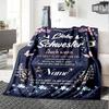 Loving Sister Home Customize Your Name Blankets Soft And Cozy Lightweight For All Seasons Perfect For Picnics Sofa Office Bed Living Room Ideal Gift
