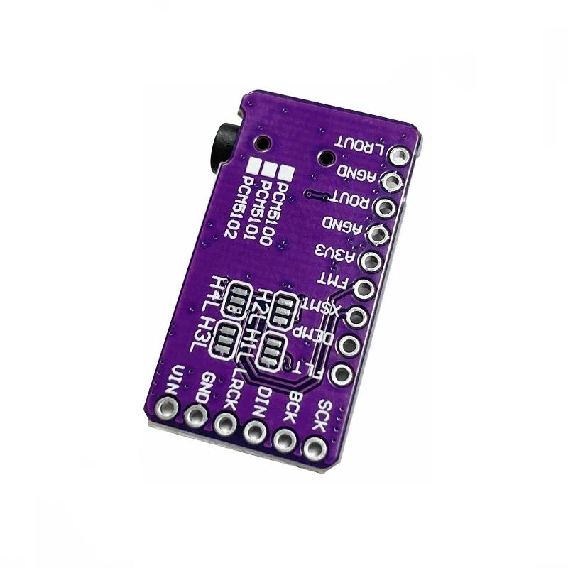 Pcm5102A Интерфейс I2S ЦАП Декодер Gy-Pcm5102 I2S Модуль плеера Для Raspberry Pi Формат Phat Плата Цифровая Аудиоплата Pcm5102
