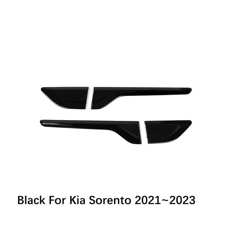 Для Kia Sorento MQ4 2021-2026 Тюнинг автомобиля Черная Декоративная полоска на окно автомобиля Накладка на стойку D Аксессуары