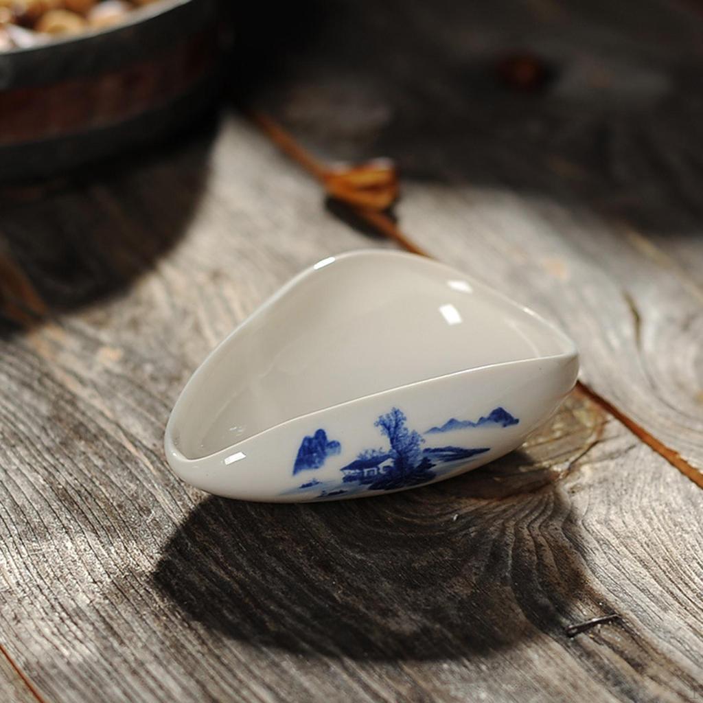 Керамический сосуд для дозирования, китайская чайная ложка, один поднос для кофе, взвешивание зерен для офиса