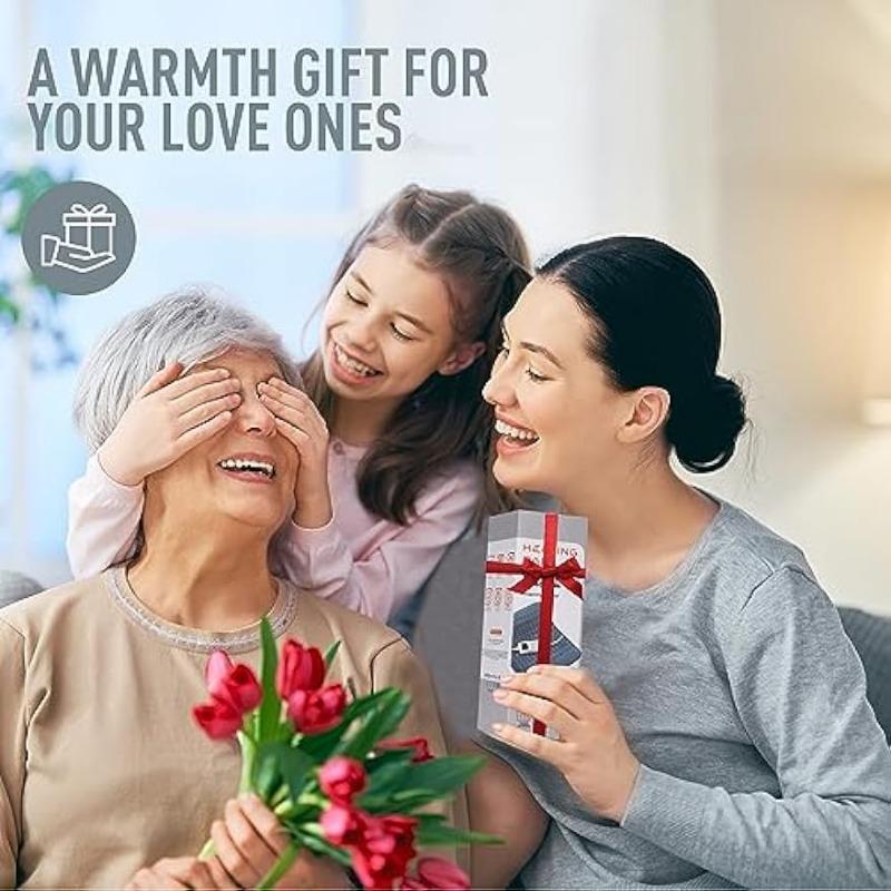 Грелка для облегчения боли и спазмов в спине, грелки с автоматическим отключением, большие, 6 настроек нагрева, электрическая грелка, подарки для женщин, подарки для мужчин