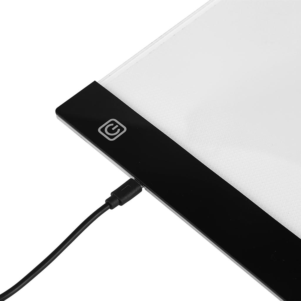 1pc A4 LED Art Stencil Board Light Pad Tracing Drawing Table Board for Kids Artists with Cable