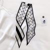 Scarf for Women's Spring and Summer New Korean Version Letter F Decorative Scarf Thin Long Ribbon Hairband Tie Bag