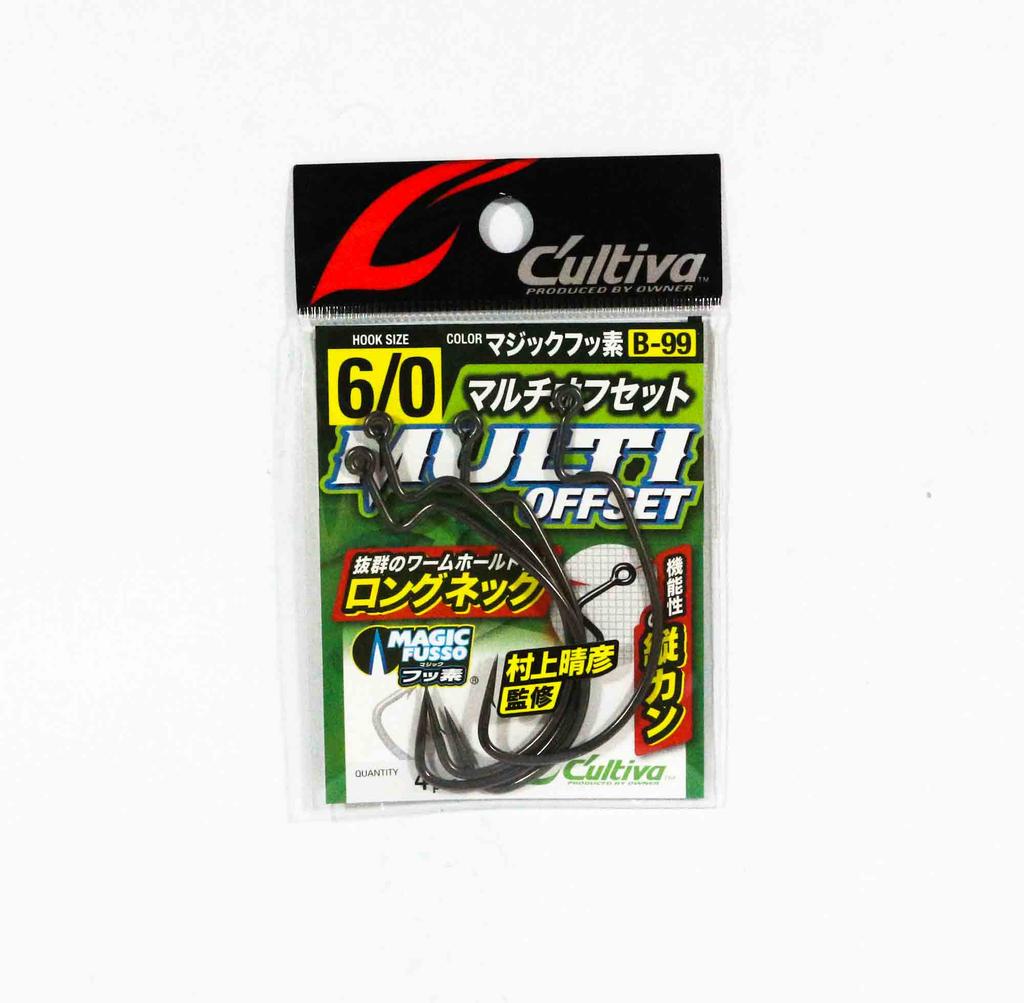 Owner B-99 Worm Hook Multi Offset Size 6/0 (7855)
