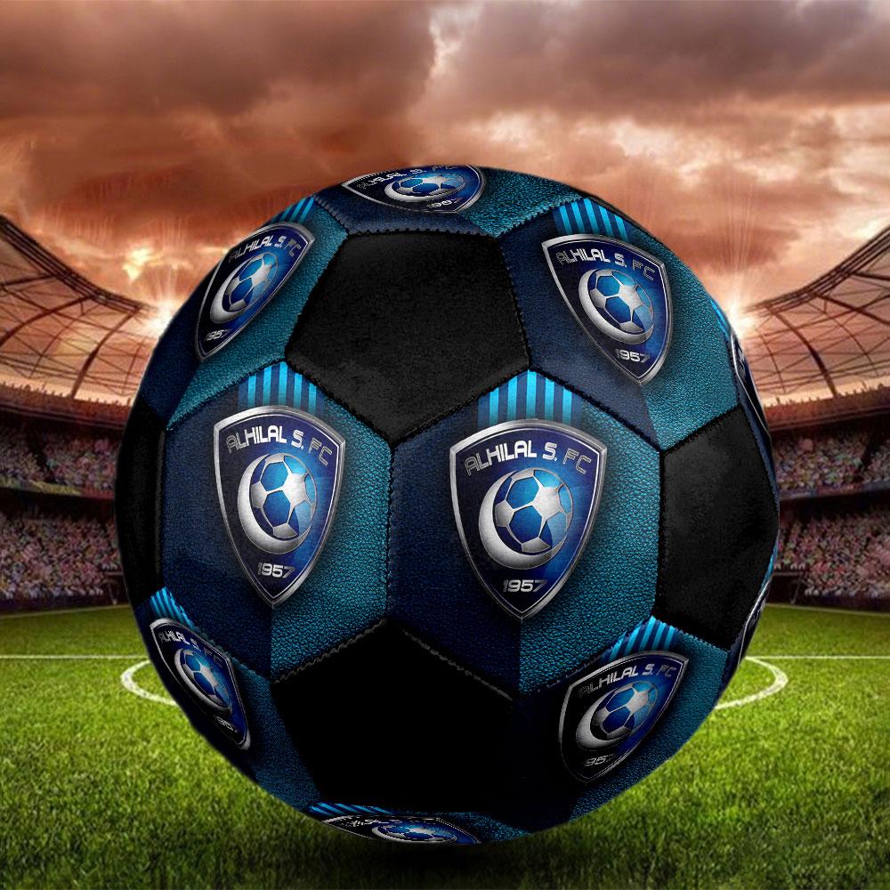 1 шт. Футбольный мяч Al Hilal SFC, размер 5, для зала, модный, цветной, для игры на заднем дворе - Отличный подарок для спортивных фанатов HE20