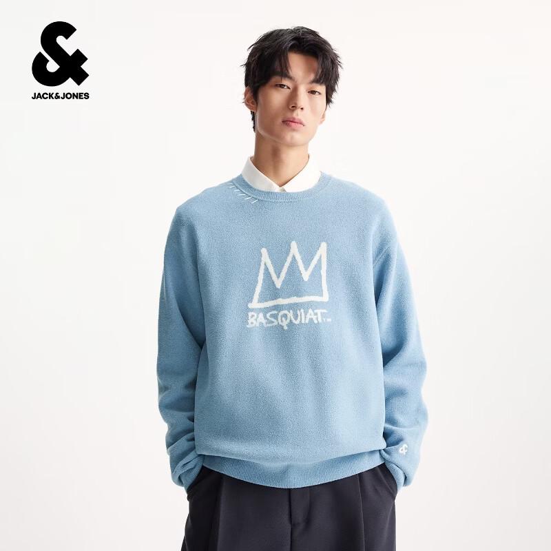 Мужской свободный свитер с круглым вырезом Jack & Jones BSQ Collaboration