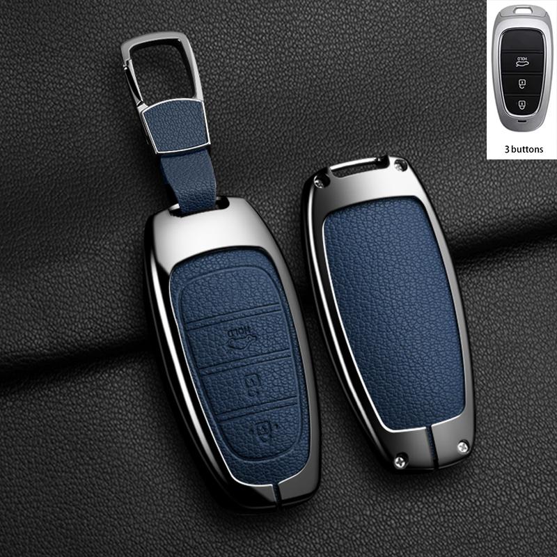 Чехол-ключница для Hyundai Sonata Sel Ev 6 8 Ioniq 5 Nexo Tucson Sonata Grandeur Sonata Металлическая защитная оболочка