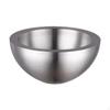 Salad Bowl Double Layer Stainless Steel Cereal Food Container Heat Insulated Serving for