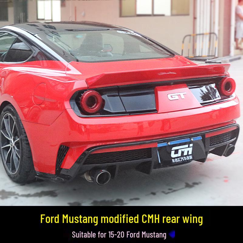Carbon Fiber Rear Spoiler Wing for 2015-2020 Ford Mustang Trunk Lid