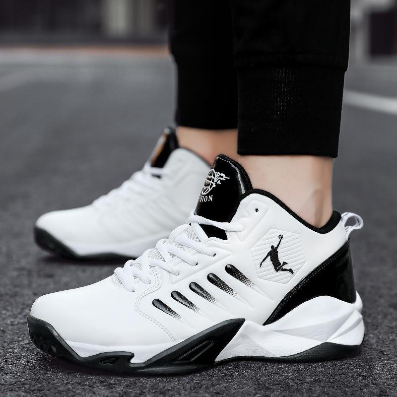 Новые высокие баскетбольные кроссовки мужские уличные кроссовки унисекс парная обувь 36-45