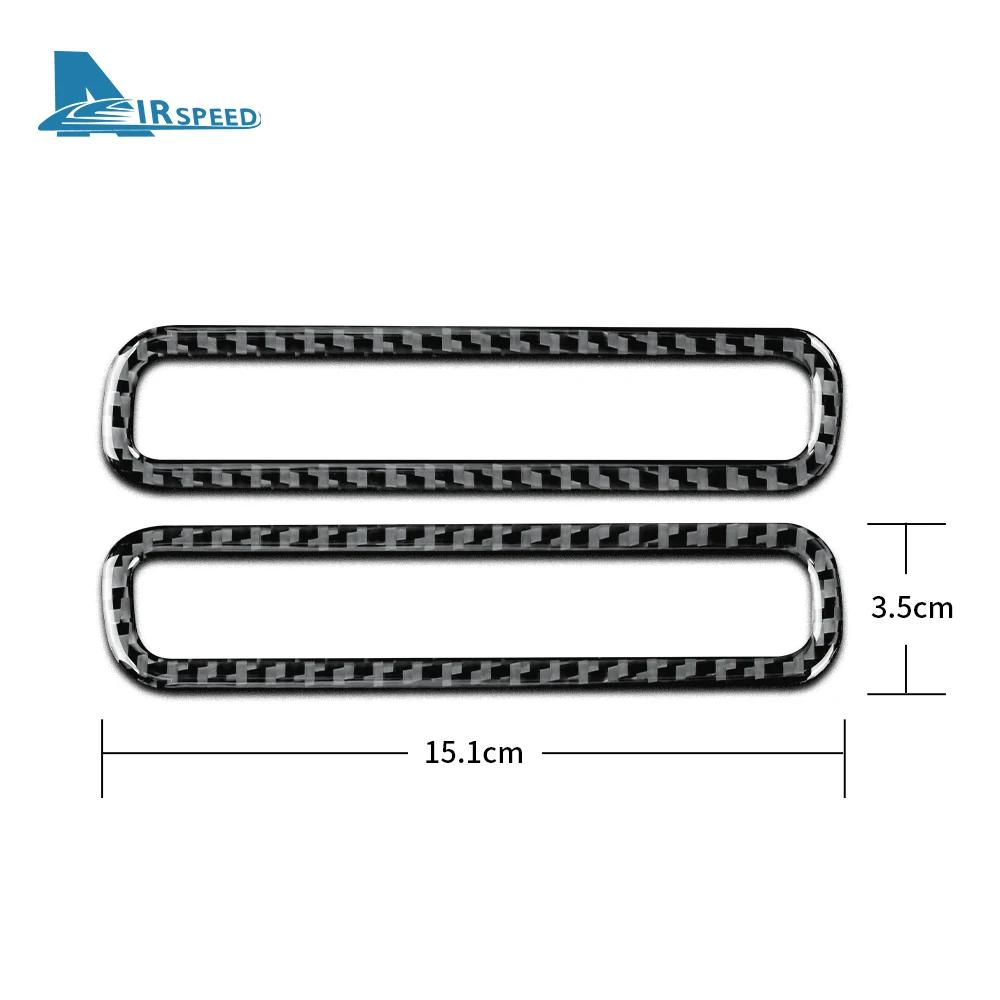 Real Soft Carbon Fiber for Volkswagen Scirocco 2009 2010 2011 2012 2013 2014 2015 2016 LHD RHD Car Air Outlet Vent Ring Sticker