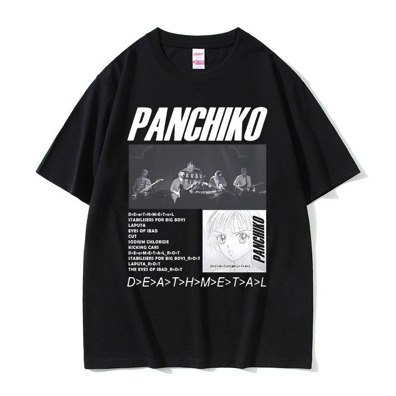 Panchiko DEATHMETAL Album Graphic Print Tshirts Unisex Women Vintage Casual Cotton T Shirts Male Rock Music Band Oversized Tshirt