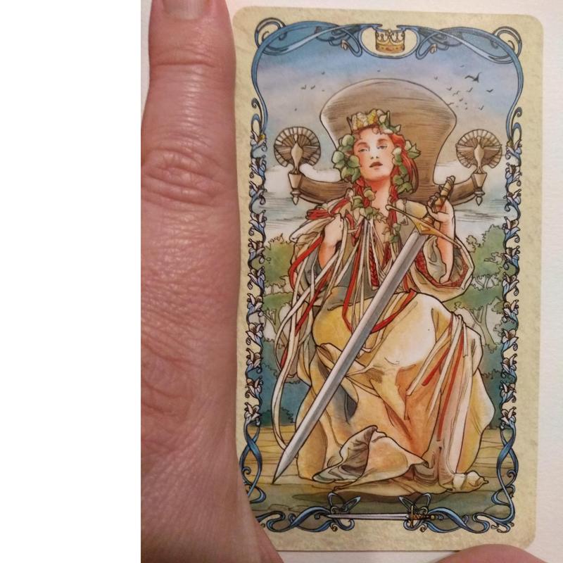 Mucha Tarot Cards English Version Board Game Card