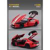 1/24 Dodge Viper ACR SRT Модель спортивного автомобиля из сплава Литой металл Гоночные автомобили для трека Модель автомобиля Звук и свет Детская игрушка Подарок