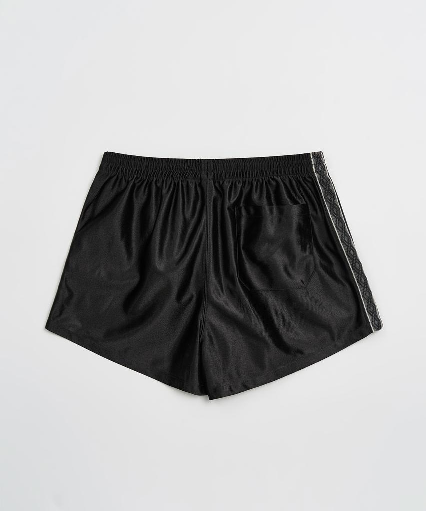 TOFFEE WOMEN W Glossy Track Training Pants (Black)