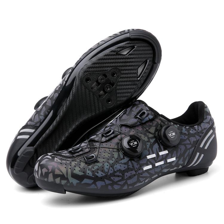 Spring and Summer Mountain Bike with Lock Cycling Shoes Men's and Women's Road Bike Lock Shoes Hard-soled Spinning Shoes Bicycle Wide-soled Shoes