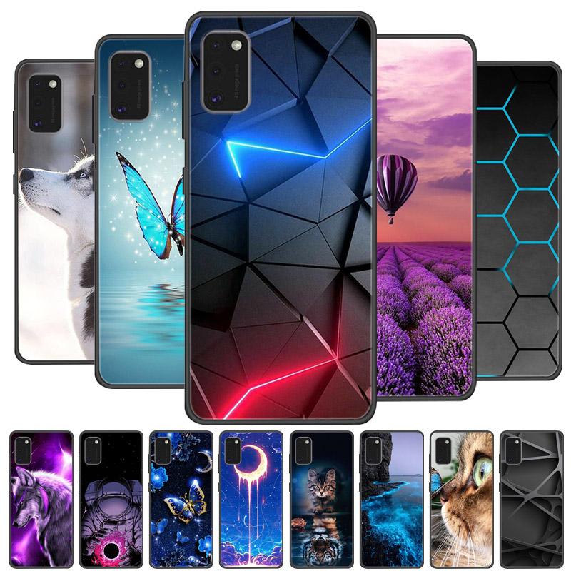 Чехол для Samsung Galaxy A41 Мягкий силиконовый задний чехол Чехол для телефона для Samsung A41 GalaxyA41 A 41 A415 SM-A415 Чехол с ТПУ бампером