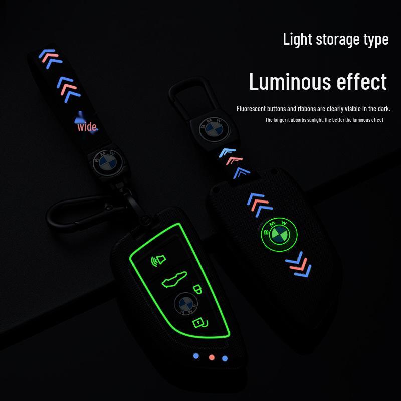 Чехол для ключа-лезвия серий 3, 5, 7 - Светящийся защитный чехол для 320i, пульта 525li и пряжки X3