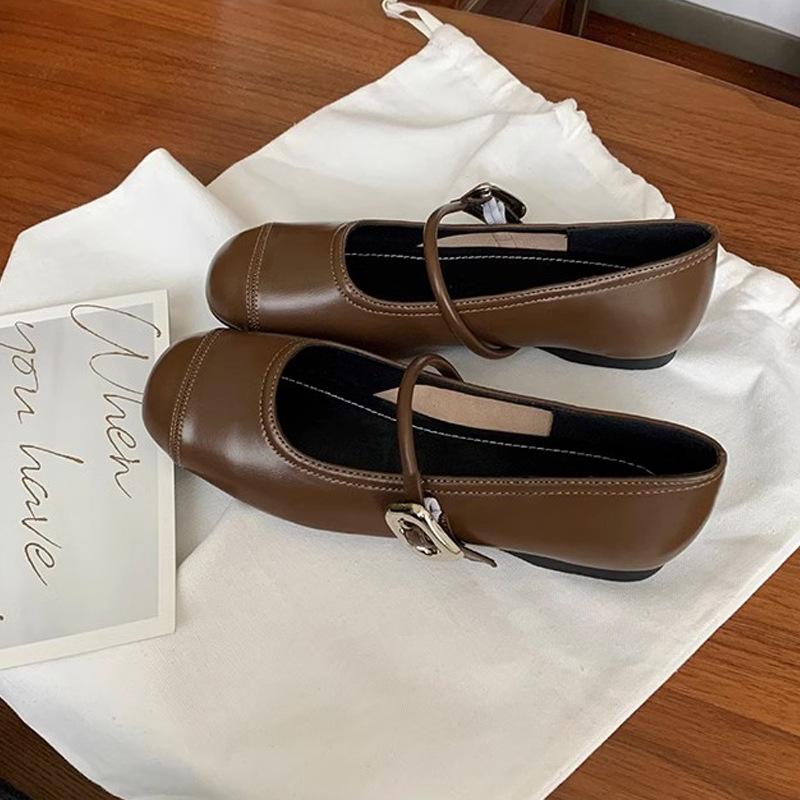 Новые летние туфли Мэри Джейн с круглым носком, с неглубоким вырезом, серебристые, из маленькой кожи, на плоской подошве, на утолщенной мягкой подошве, одинарные туфли для женщин