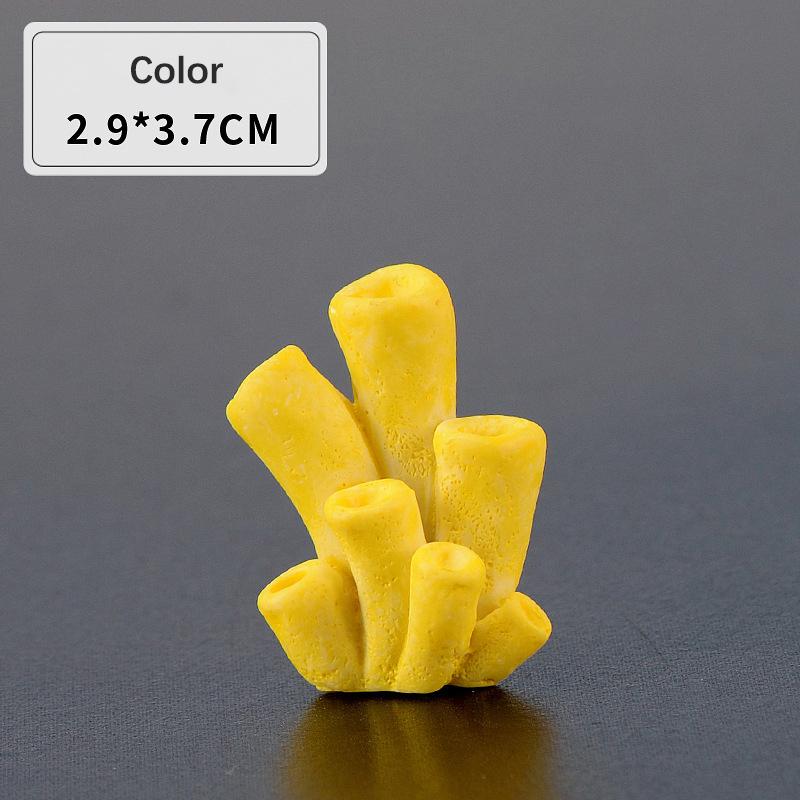 Красочные мини искусственные кораллы милые декоративные украшения для аквариума