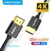 Vention HDMI Cable 4K Slim High Speed HDMI To HDMI 2.0 Cable for HDMI Splitter PS4 PS3 HDTV TV Mi Box Projector 2.0 HDMI Cable