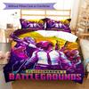 Highly rated game  Pattern Bedding Quilt Set Quilt Cover Pillowcase Home Decoration Birthday Gift (1 * duvet cover + 2 * pillowcase, without core)