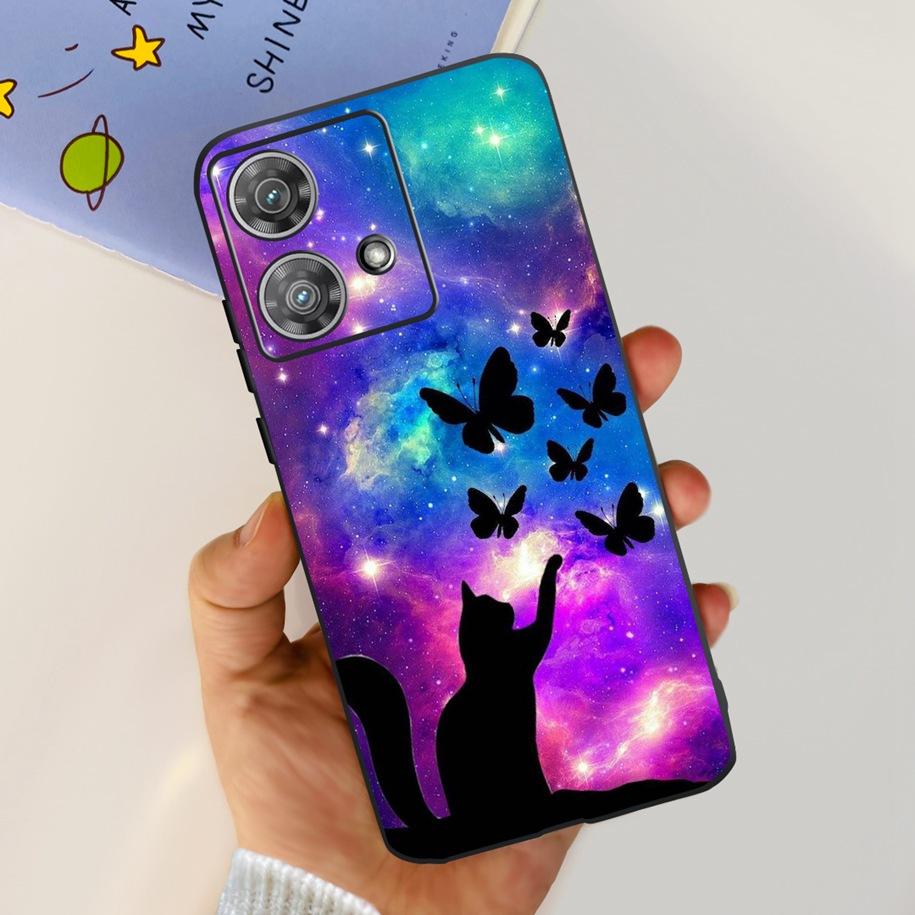 For Motorola Edge 40 Neo Case Soft Transparent Silicone Bumper Shockproof Cover For Moto Edge40 Neo Edge40Neo 5G XT2307-1 Fundas