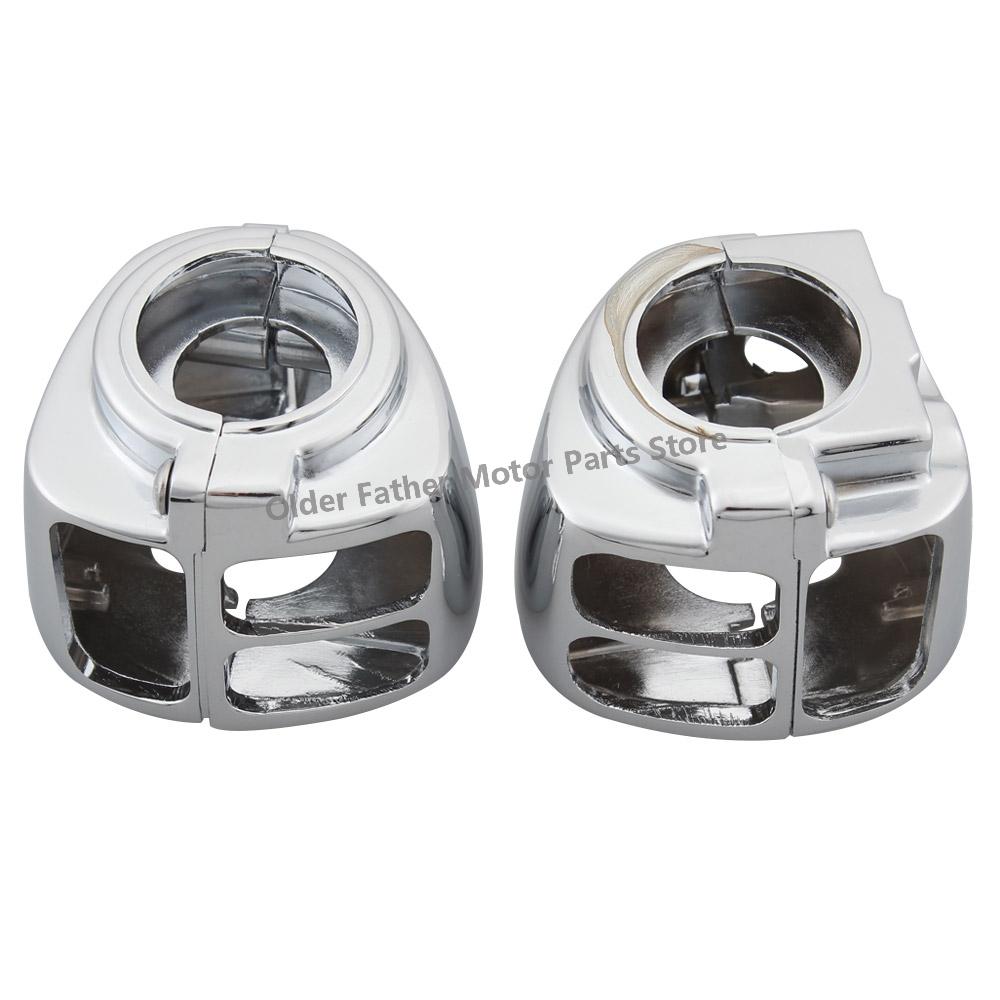 Motorcycle Accessories Handlebar Control Switch Housing Cover Switch Button Caps For Harley Sportster Dyna Softail Truning V Rod