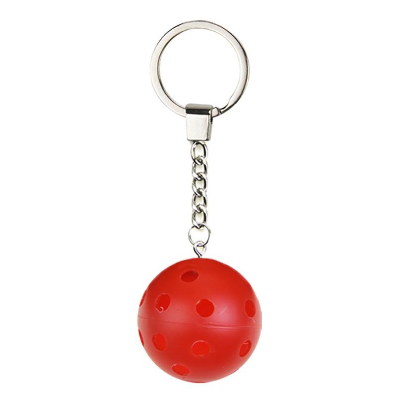 Sport Styles Mini Pickleball Keychain Unisex Metal Pickleball Racket Key Ring Purse Bag Backpack Decor Accessories