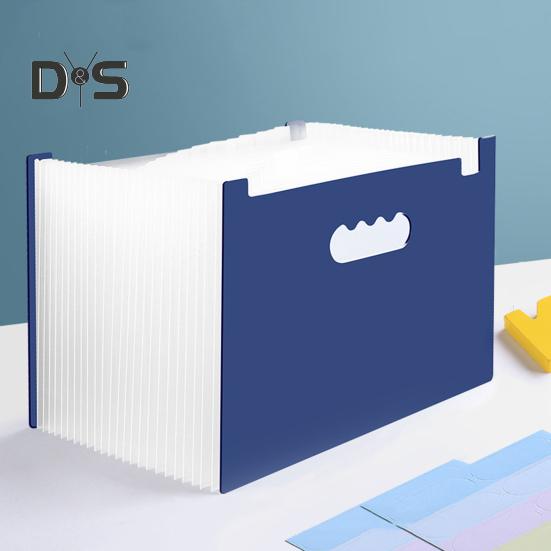 Папка-аккордеон с 25 карманами, водонепроницаемый расширяемый органайзер для документов с цветными этикетками, вертикальный органайзер для хранения документов для домашнего офиса