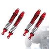 4pcs Aluminium Alloy Red RC Shock Absorber Accessory Fit for SCX10 D90 1 10 RC Crawler Car
