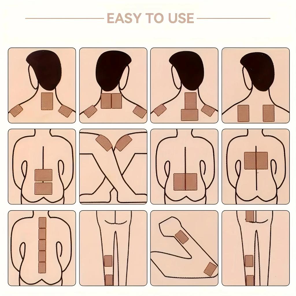 10/20/30PCS Ancient Herbal Hot Compress Patch for Neck, Shoulder, Back, Wrist, Knee and Abdomen,Long-lasting Warm Neck Patches