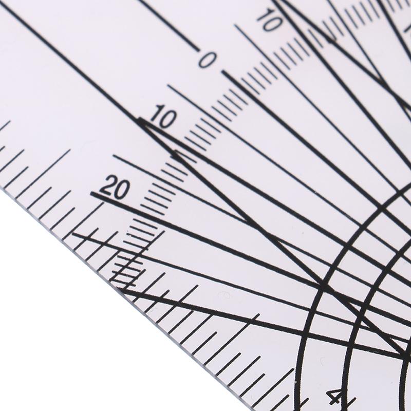 1 шт. Мульти-линейка гониометр угол медицинская спинальная линейка 360 градусов измерительный инструмент